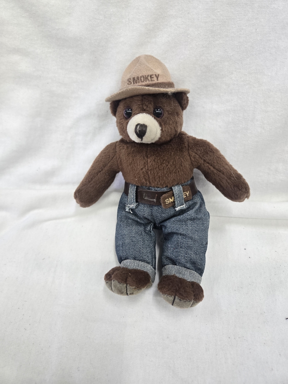 Bear Plush Toy - Brown Plush with Jeans and Hat
